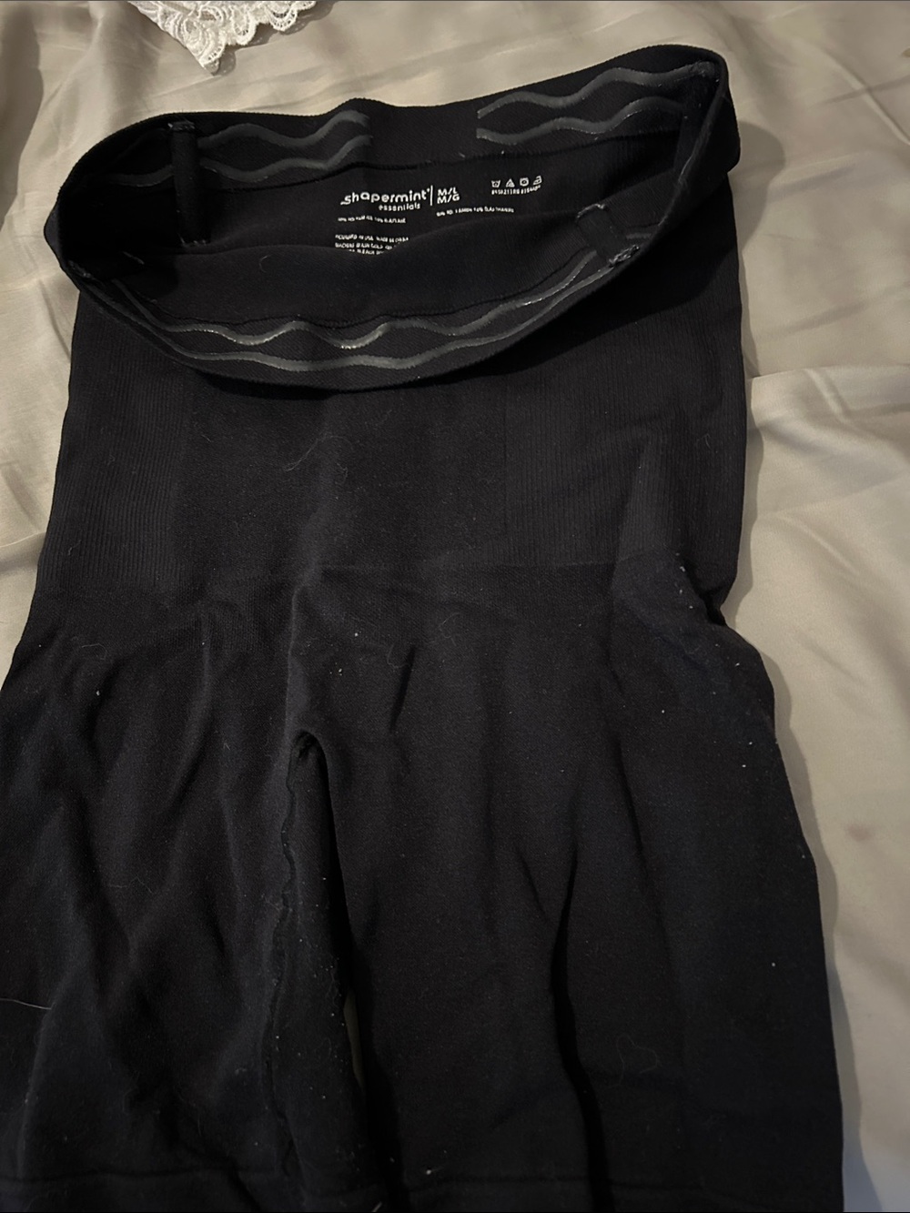 Shapermint Black High-Waist Sculpting Shorts